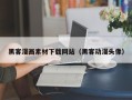 双鸭山黑客漫画素材下载网站（黑客动漫头像）
